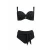 Two piece swimming costume SELF Love 13 Black front
